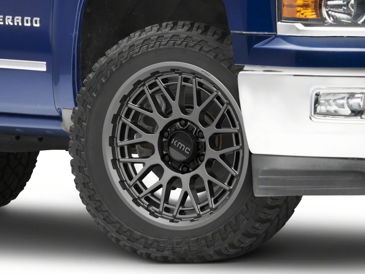 KMC Technic Matte Bronze 6-Lug Wheel; 17x8.5; 0mm Offset (14-18 Silverado 1500)