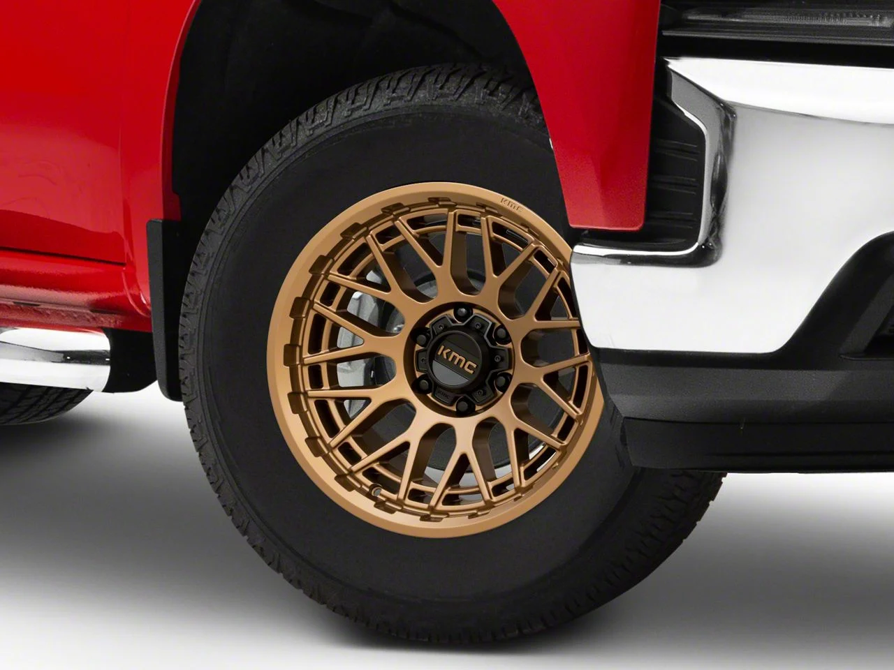 KMC Technic Matte Bronze 6-Lug Wheel; 18x9; 0mm Offset (19-26 Silverado 1500)
