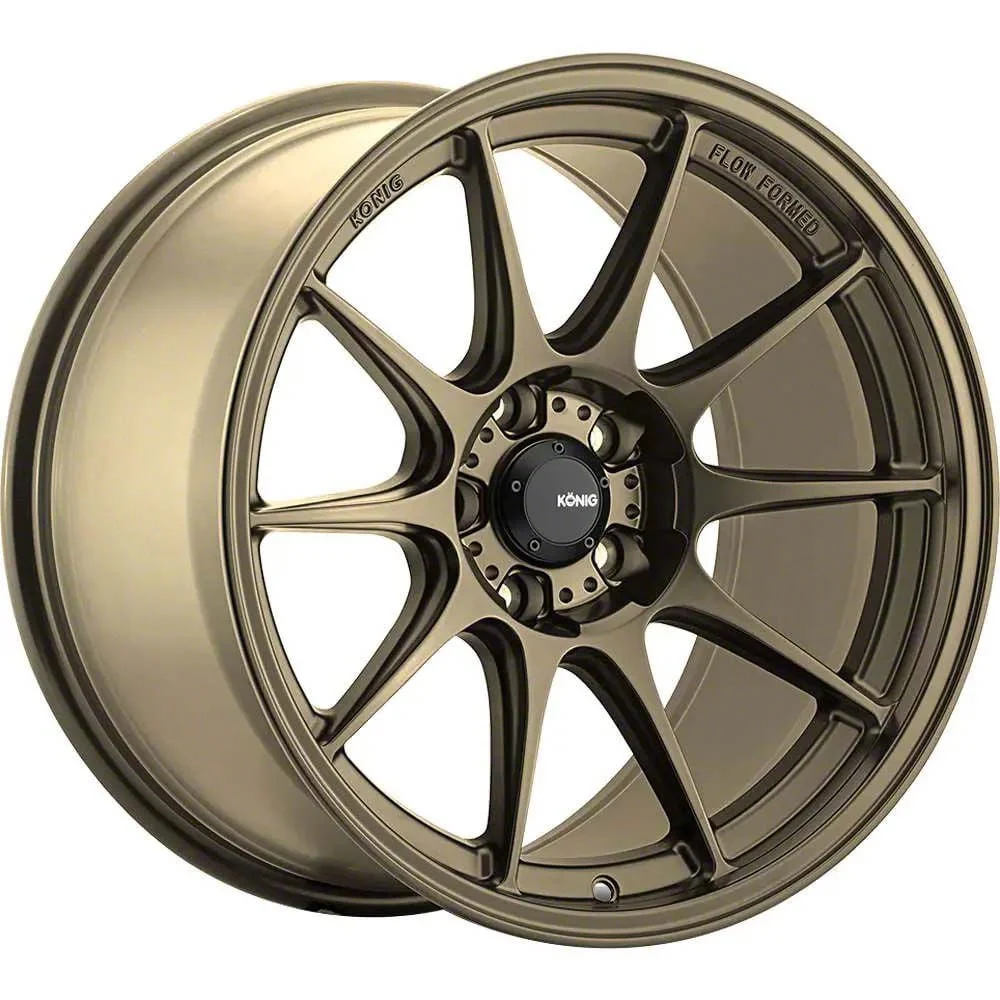 Konig Dekagram Gloss Bronze Wheel; 18x9.5; 35mm Offset (05-09 Mustang GT, V6)