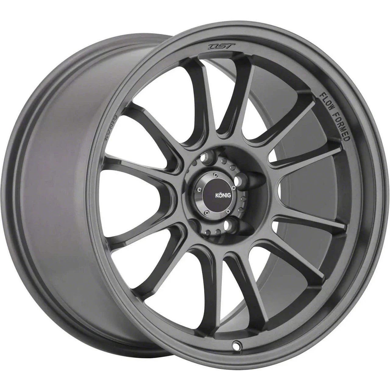 Konig Hypergram Matte Grey Wheel; 19x10.5; 25mm Offset (05-09 Mustang)