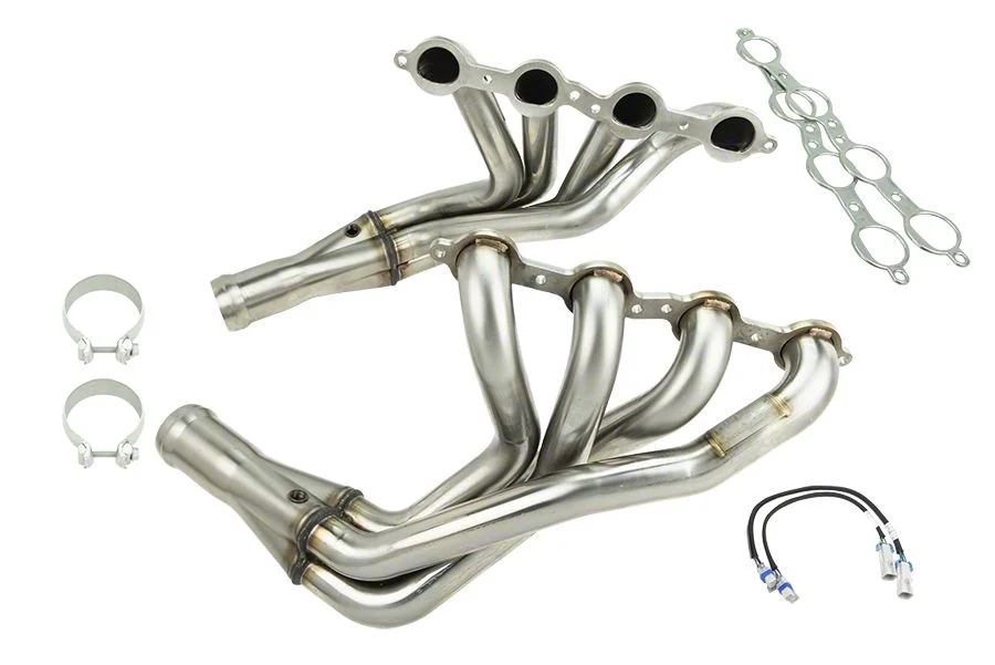Kooks 2-Inch Long Tube Headers with GREEN Catted X-Pipe (06-13 Corvette C6 Z06, ZR1)