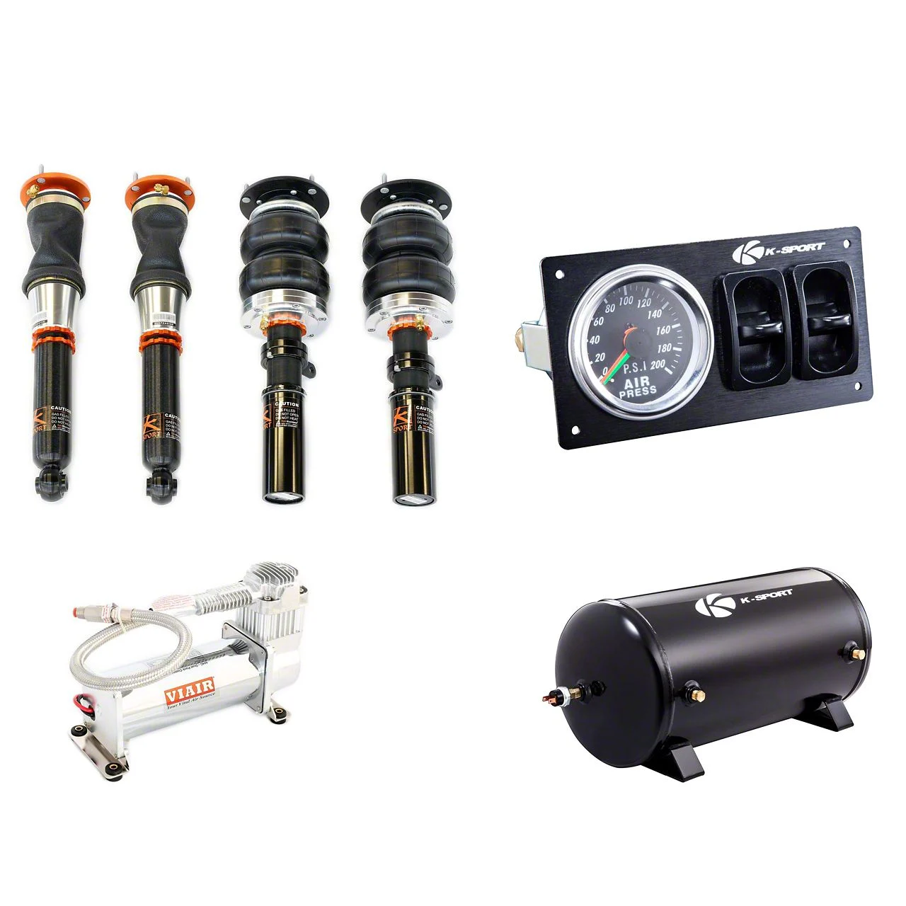 Ksport Airtech Basic Air Suspension Kit (11-23 RWD Charger)