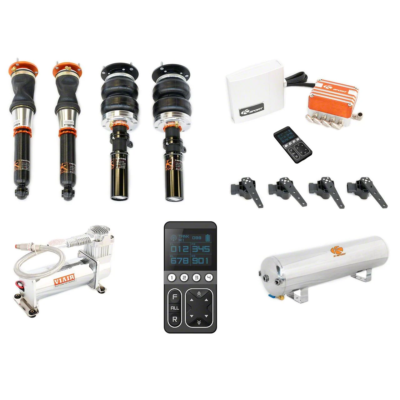 Ksport Airtech Executive Air Suspension Kit (06-10 RWD Charger)