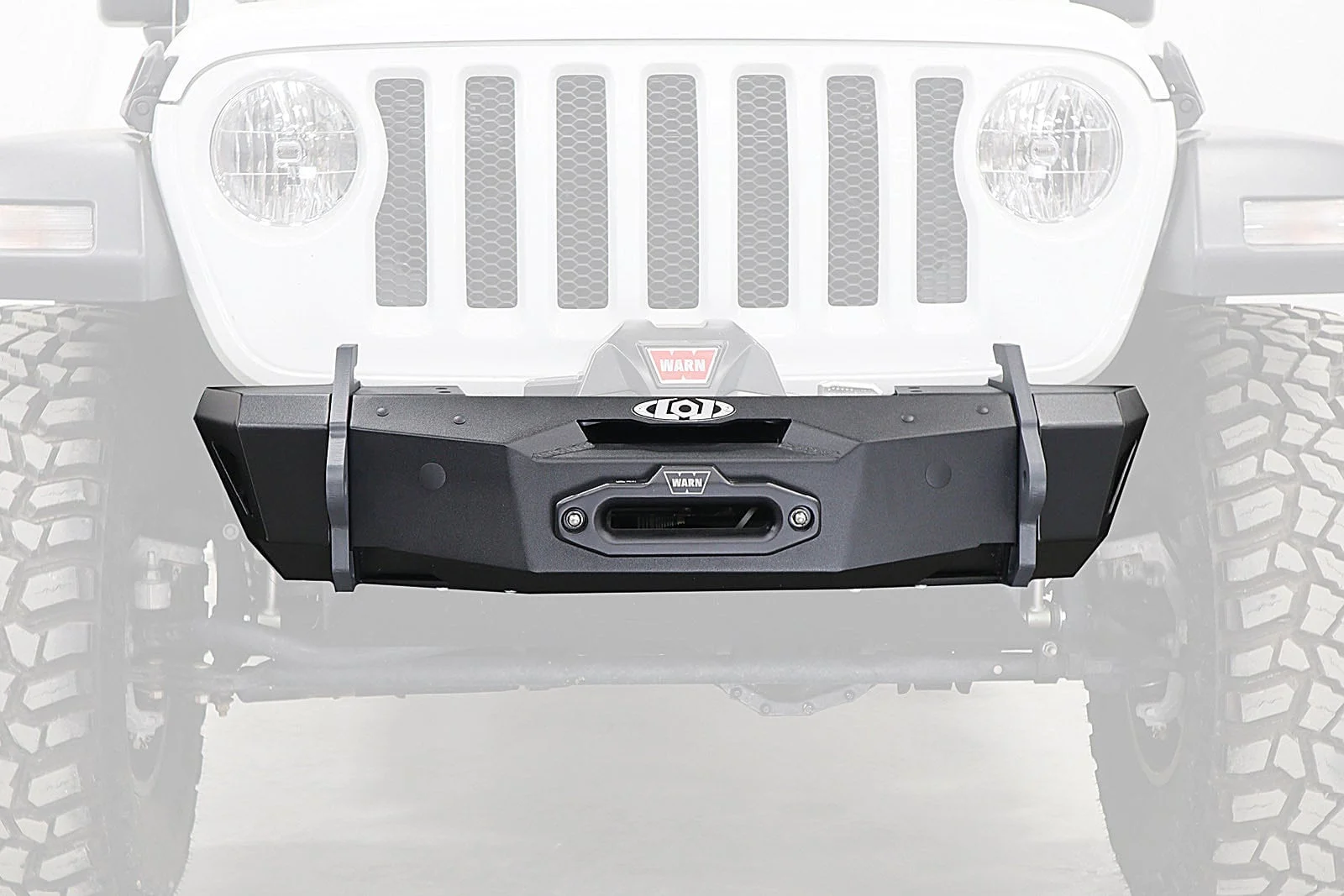 LoD Offroad JFB1883 Black Ops Stubby Winch Front Bumper for 07-23 Jeep Wrangler JK, JL & Gladiator JT