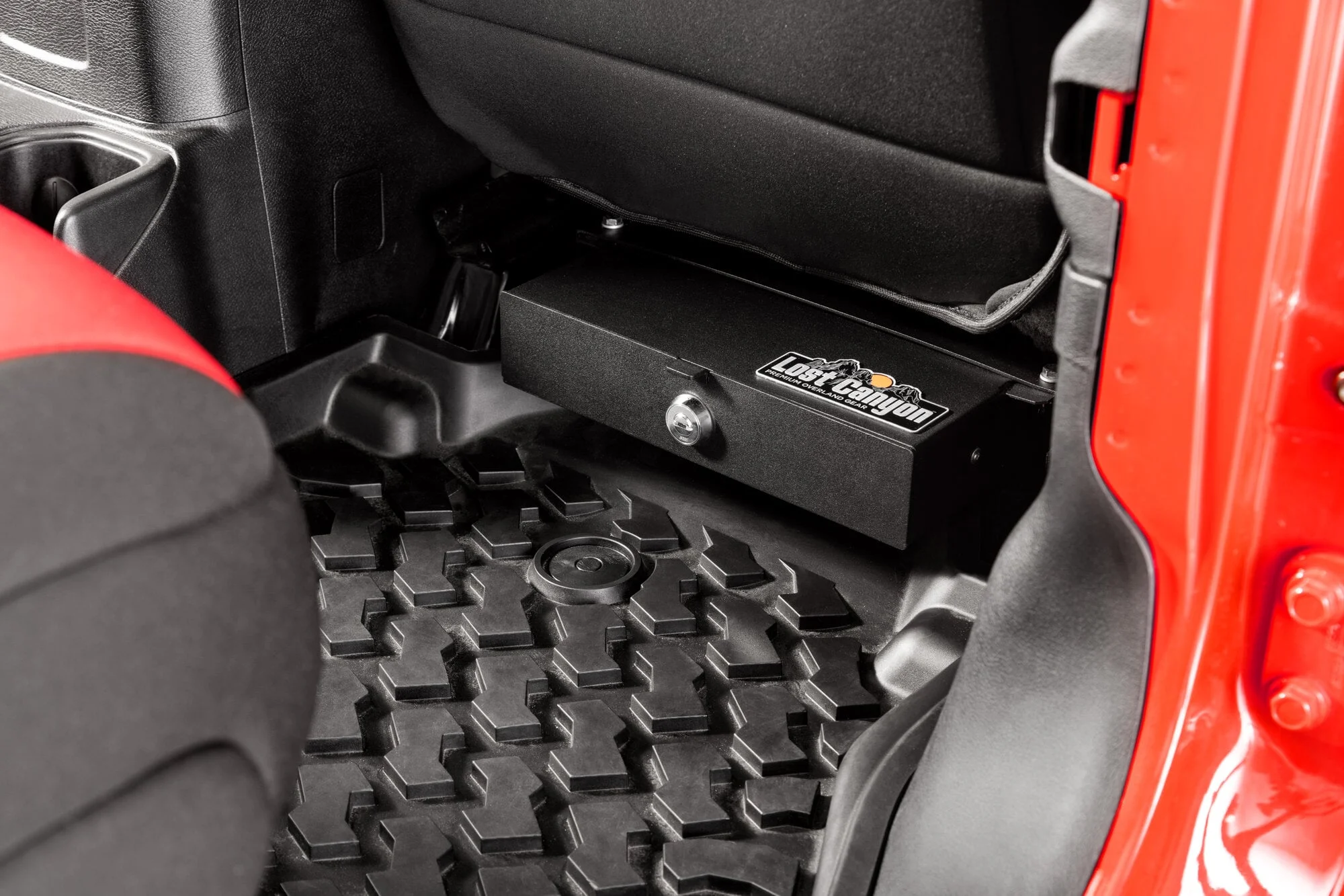 Lost Canyon  Under Seat Security Box for 18-26 Jeep Wrangler JL Unlimited 4-Door & Gladiator JT