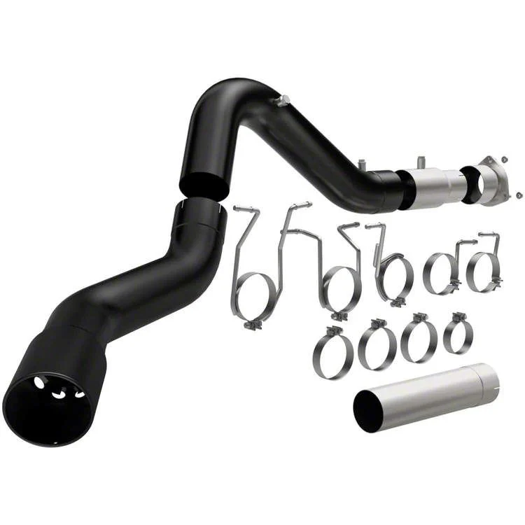 Magnaflow Black DPF Series Single Exhaust System; Side Exit (20-23 6.6L Duramax Sierra 3500 HD)
