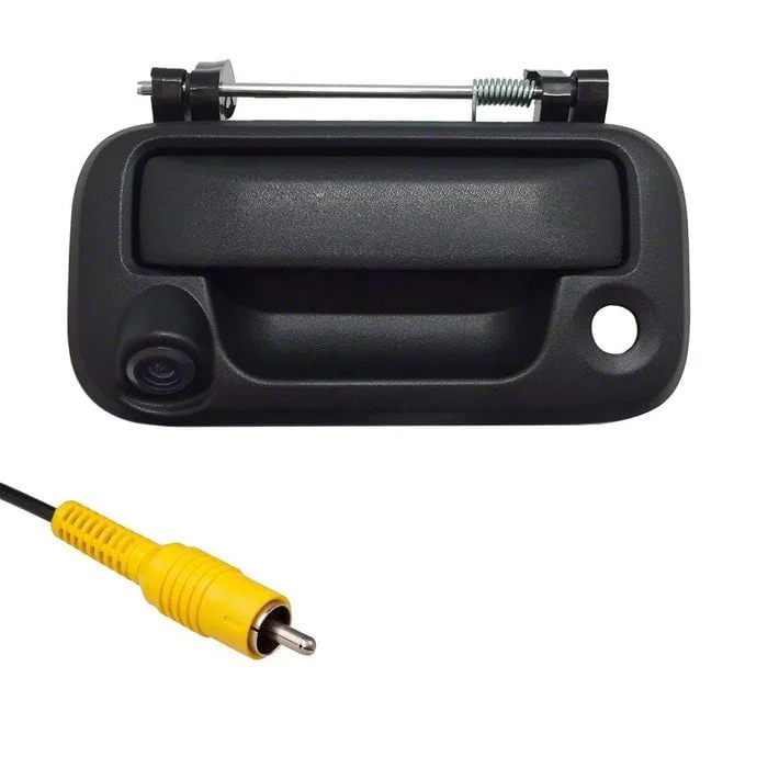 Master Tailgaters Tailgate Handle with Backup Reverse Camera; Black (11-14 F-250 Super Duty)