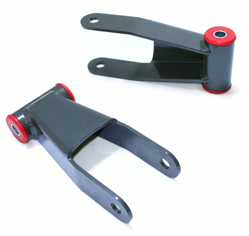 Max Trac 1-Inch Rear Lowering Shackles (11-17 Sierra 3500 HD)
