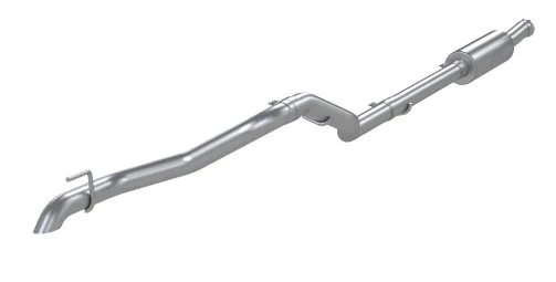 MBRP S5537AL Installer Series 2.5" Aluminized Single Rear Exhaust System for 2020 Gladiator JT