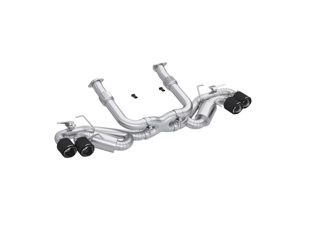 MBRP Armor Pro Cat-Back Exhaust with Carbon Fiber Tips (20-26 6.2L Corvette C8 w/ NPP Dual Mode Exhaust)