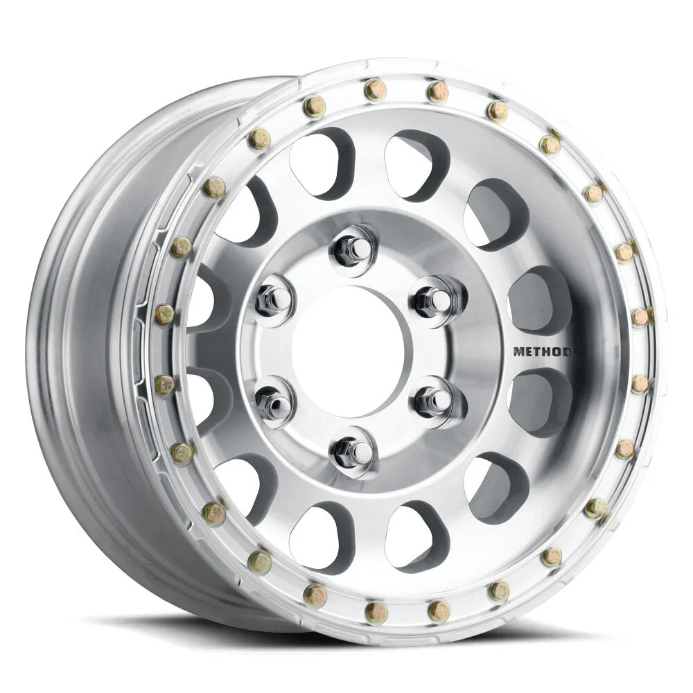 Method Race Wheels MR10358055324BR 103 Beadlock Wheel 15x8 with 3.50in Backspace Machined for 55-86 Jeep CJ
