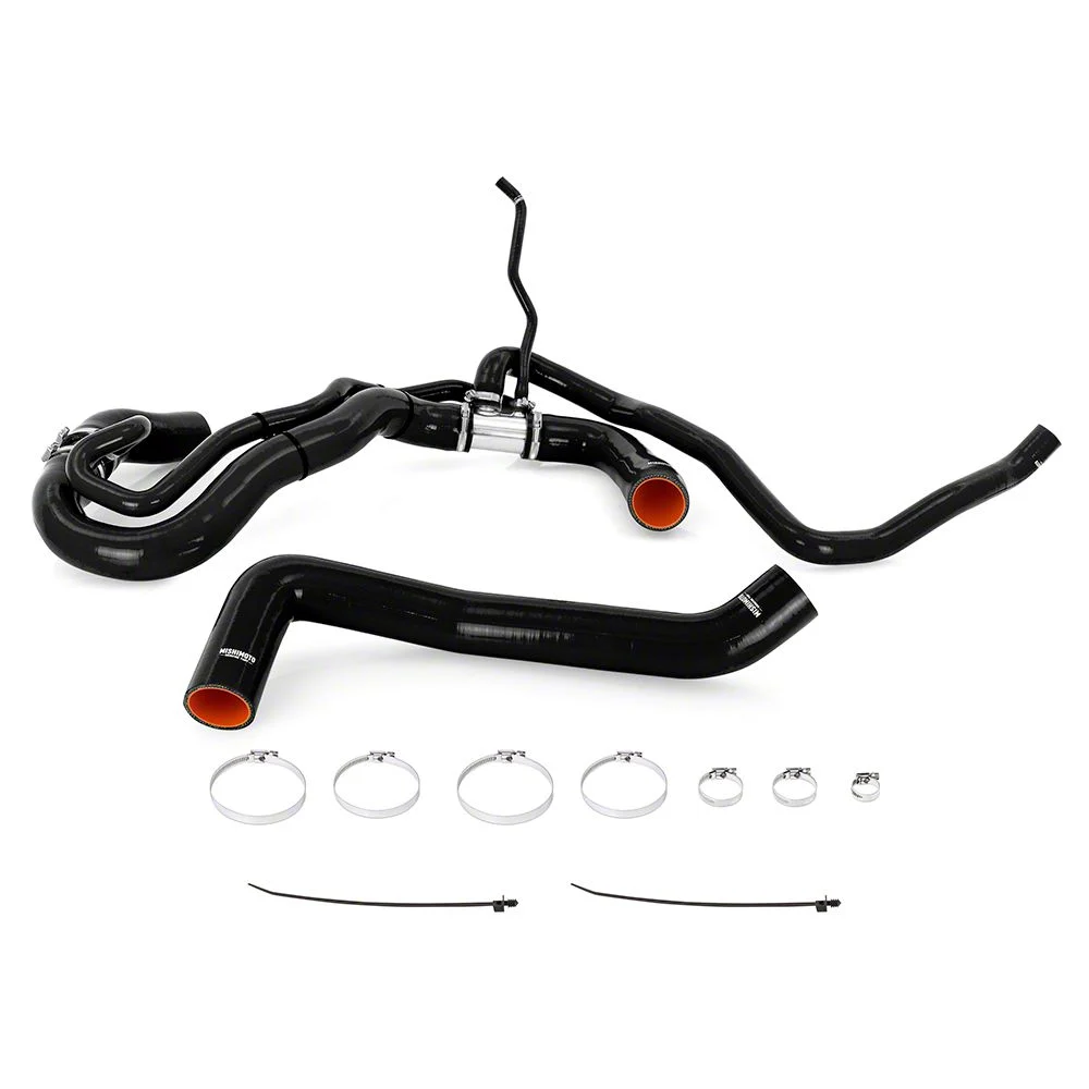 Mishimoto Silicone Radiator Hose Kit; Black (17-19 6.6L Duramax Sierra 2500 HD)