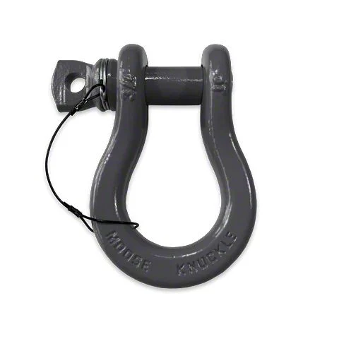 Moose Knuckle Offroad B'oh Spin Pin Recovery Shackle 3/4; Gun Gray