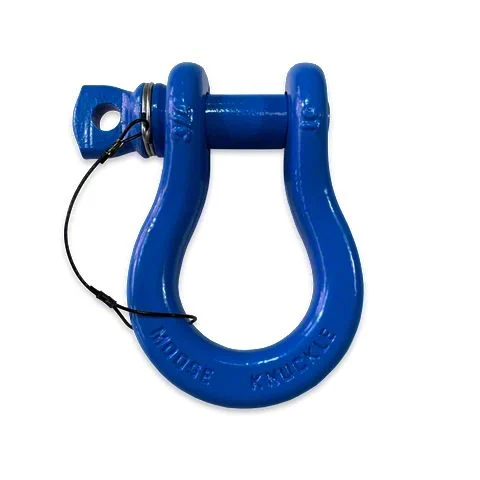 Moose Knuckle Offroad B'oh Spin Pin Recovery Shackle 3/4; Blue Balls