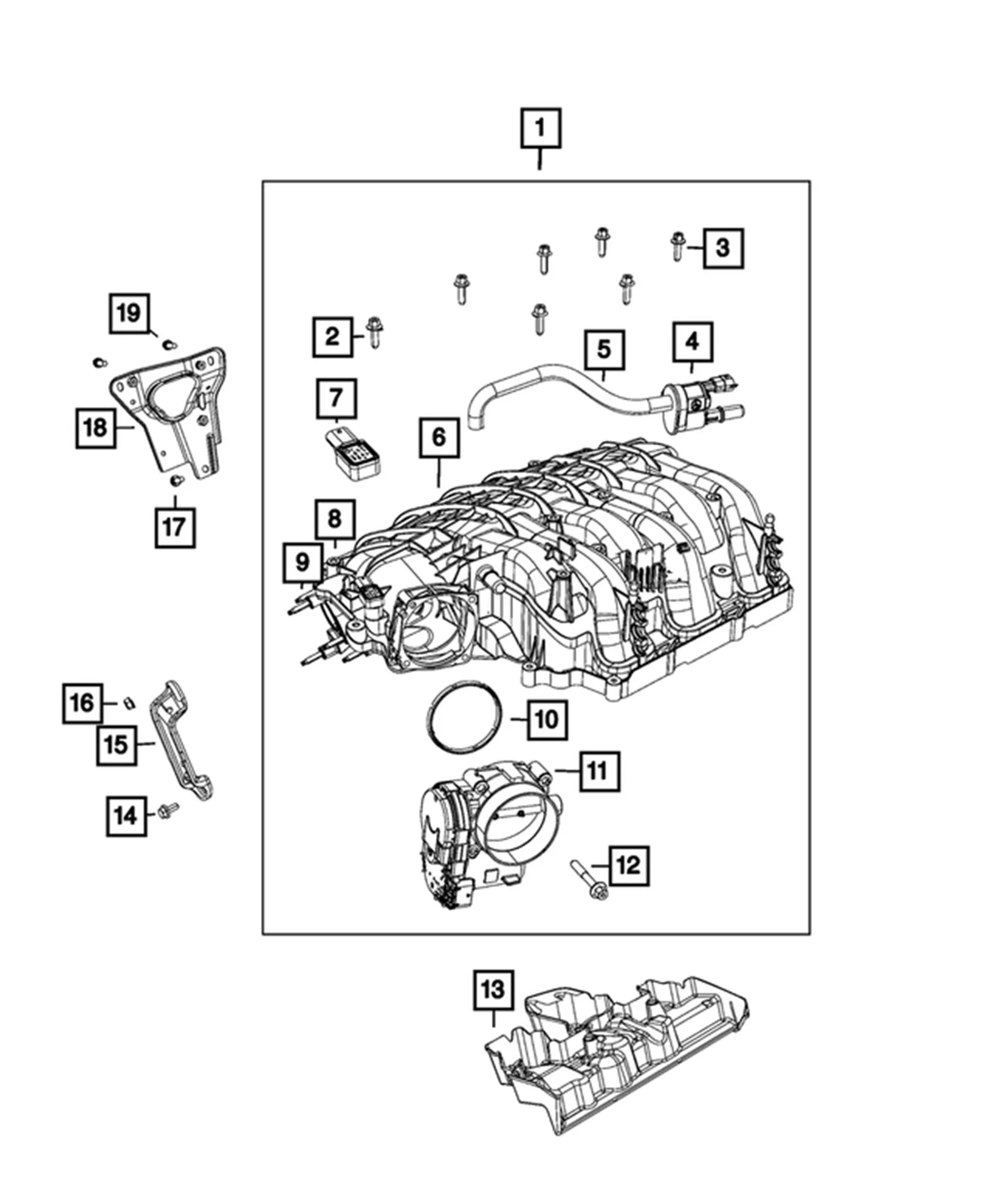 Mopar 4627694AB Purge Control Valve for 14-22 Jeep Cherokee KL, Grand Cherokee WK2, WS, L, WL,  Wrangler JK & JL