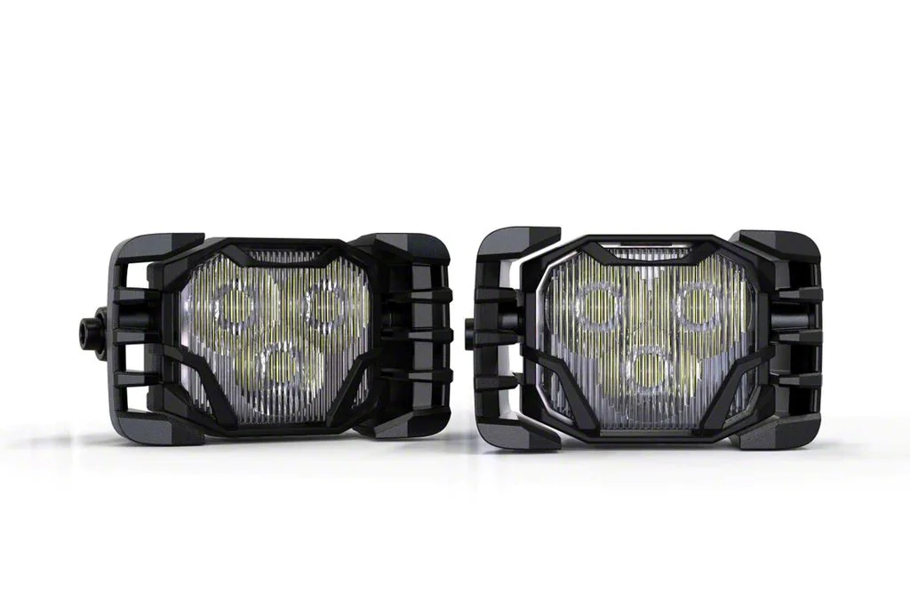 Morimoto 4Banger Fog Light Kit; HXB White Spot Beam (17-22 F-250 Super Duty w/ Factory Halogen Fog Lights)