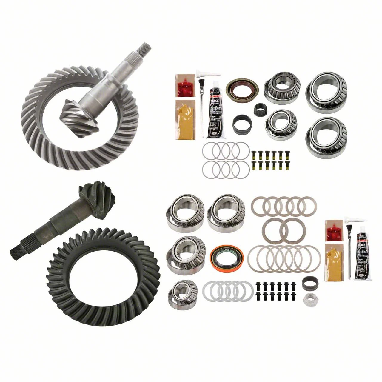 Motive Gear 9.25-Inch Front and 11.50-Inch Rear Axle Complete Ring and Pinion Gear Kit; 4.88 Gear Ratio (11-18 4WD Sierra 3500 HD)