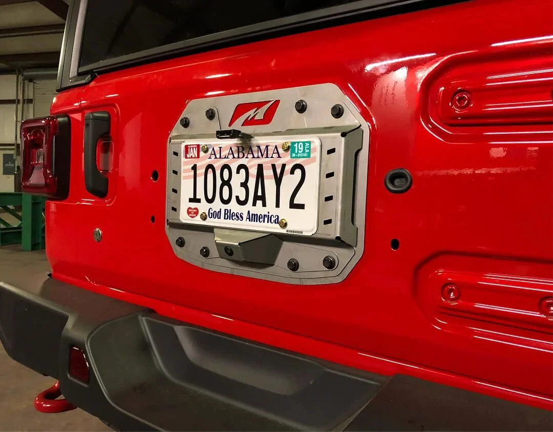 Motobilt MB1077-LD-PL6 Spare Tire Delete Kit for 18-26  Jeep Wrangler JL