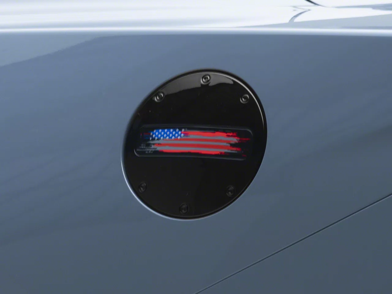 MP Concepts Fuel Door with USA Distressed Flag (24-26 Mustang)