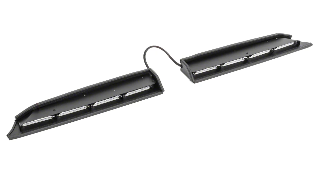 mpower Split Two-Piece Interior Amber/White LED Light Bars (14-18 Silverado 1500)