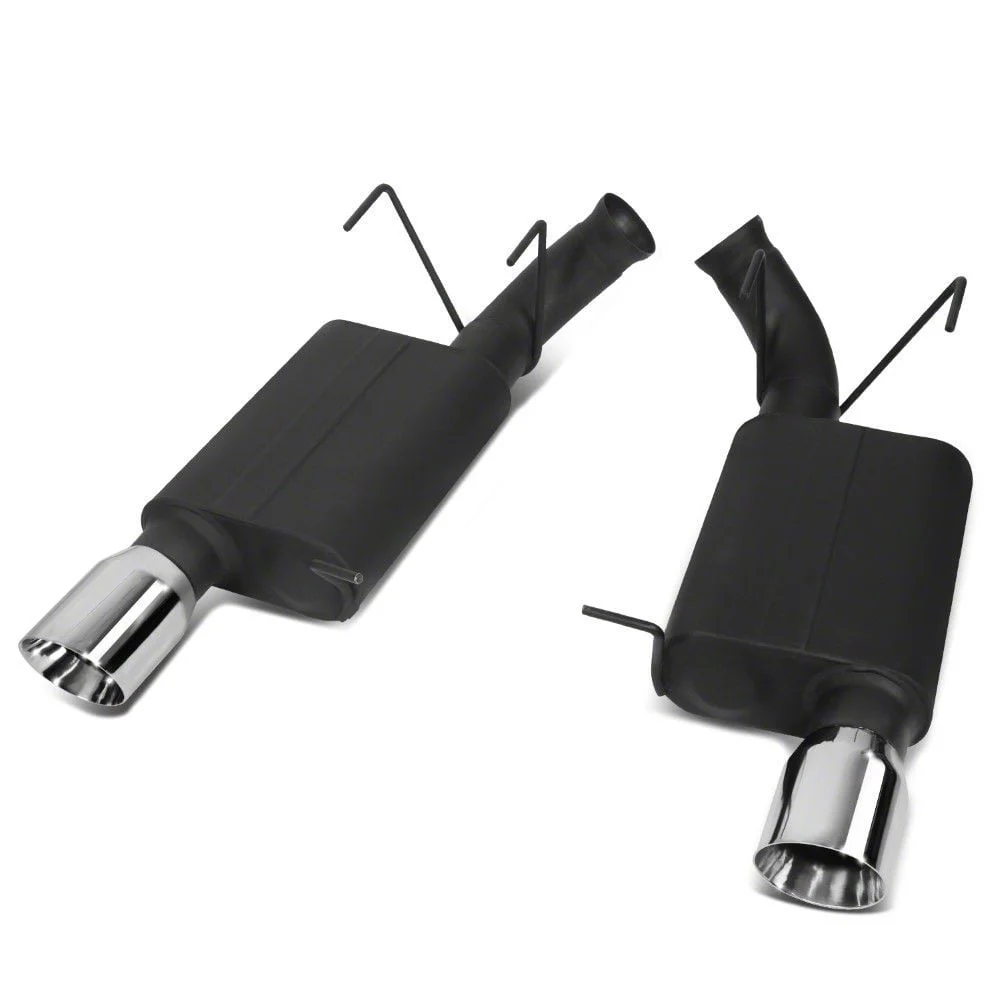 Axle-Back Exhaust with Polished Tips (11-12 Mustang GT, GT500)