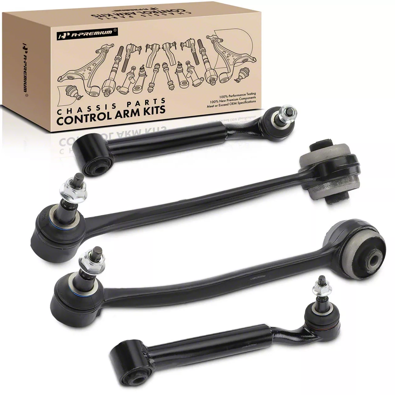 Front Lower Control Arm and Ball Joint Kit (15-23 Mustang GT, EcoBoost, V6)