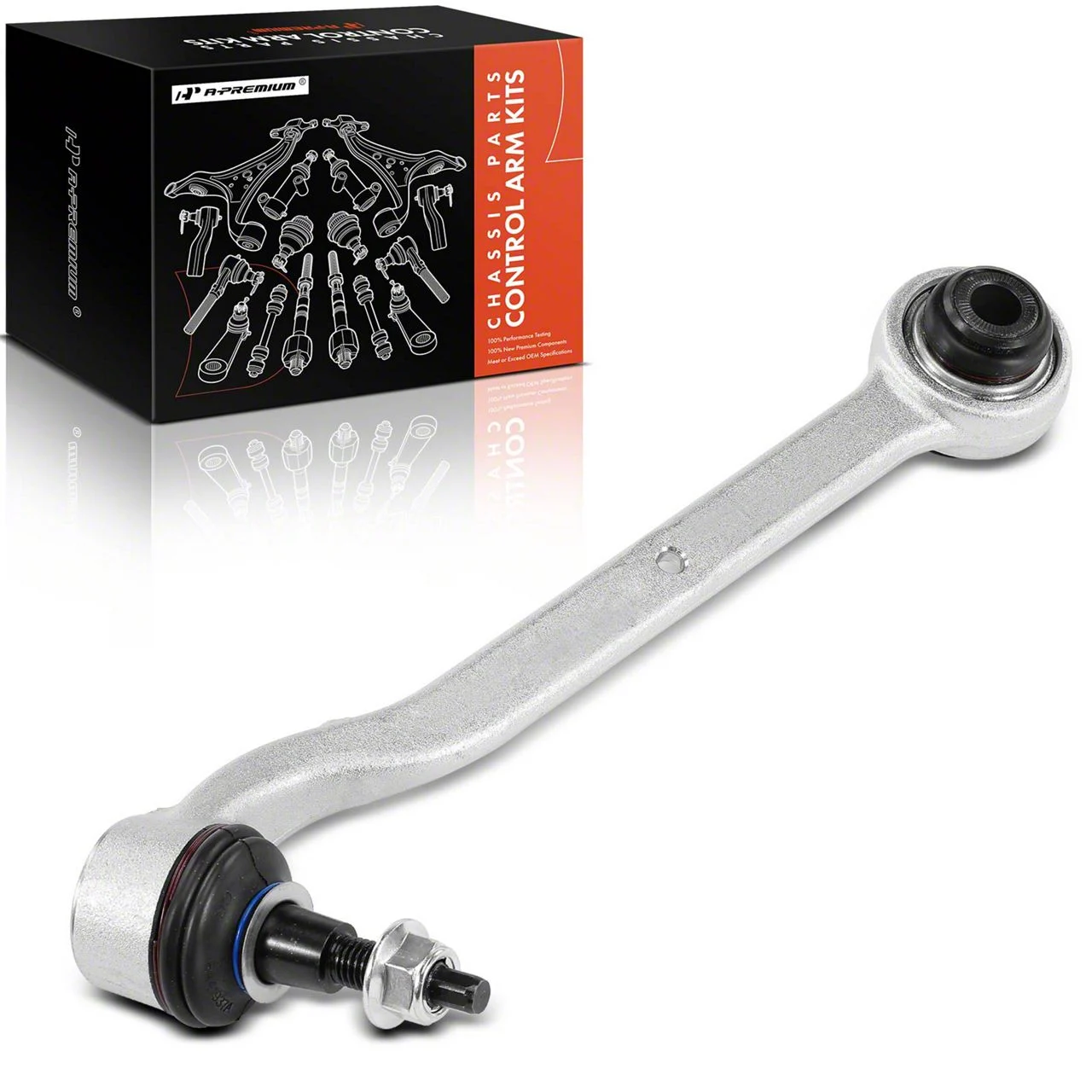 Front Lower Rearward Control Arm; Passenger Side (15-23 Mustang GT, EcoBoost, V6)