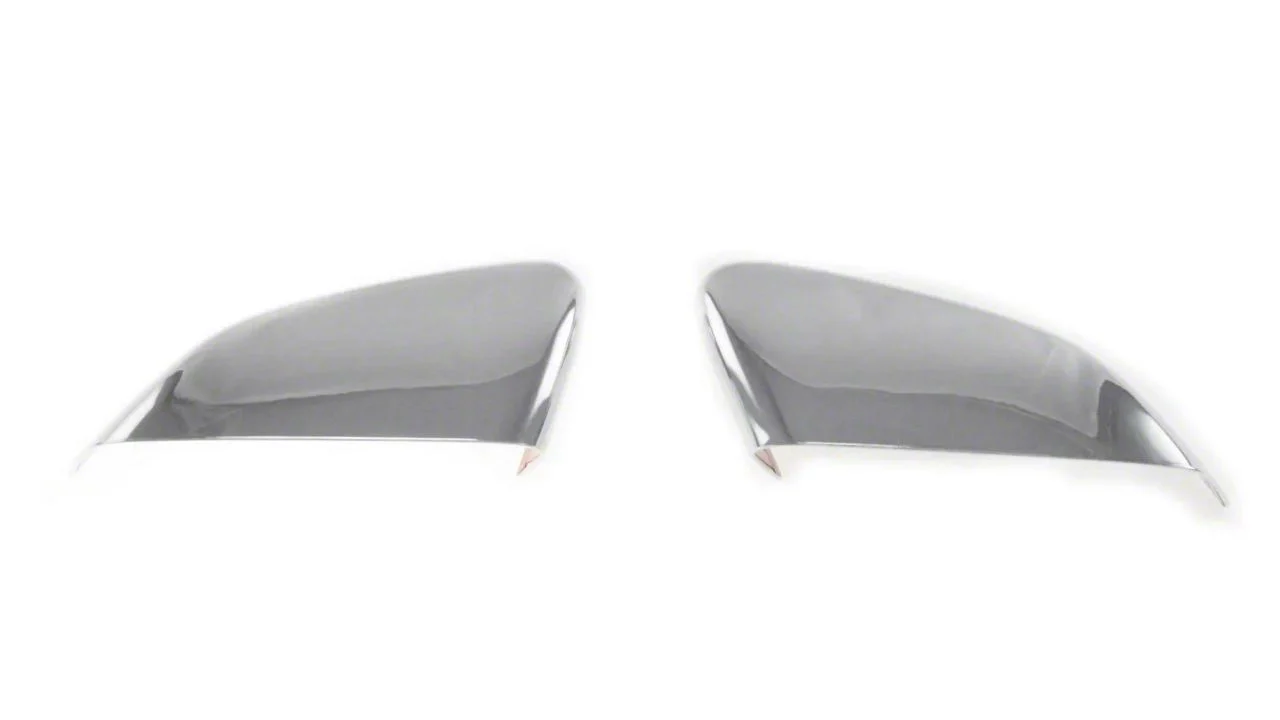 Mirror Covers; Chrome (10-14 Mustang)