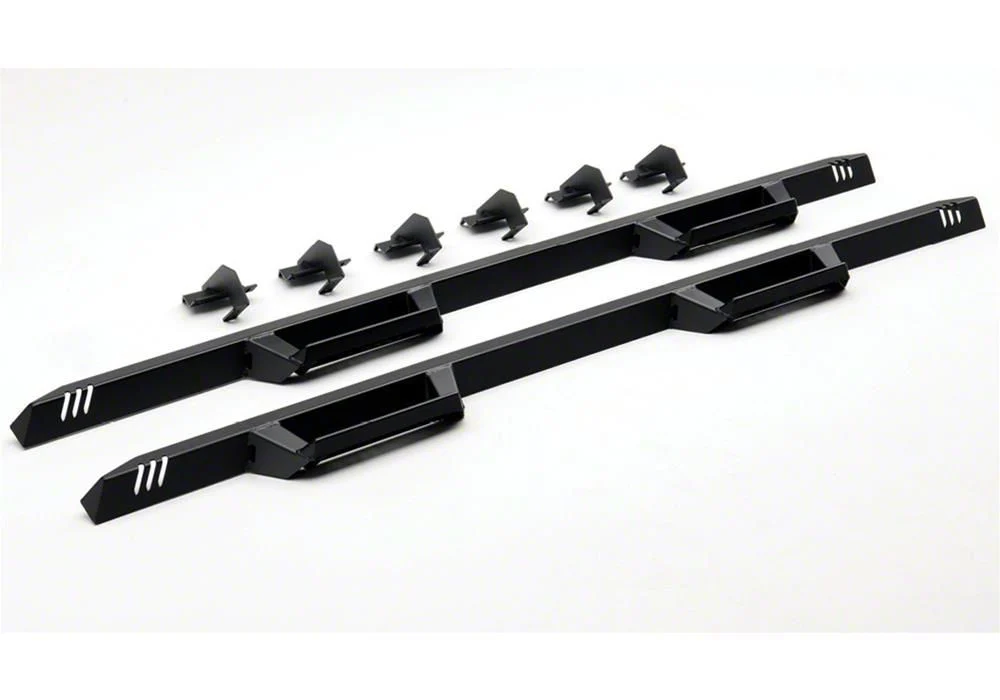 N-Fab EpYx Cab Length Nerf Side Step Bars; Textured Black (11-18 Sierra 3500 HD Extended/Double Cab)