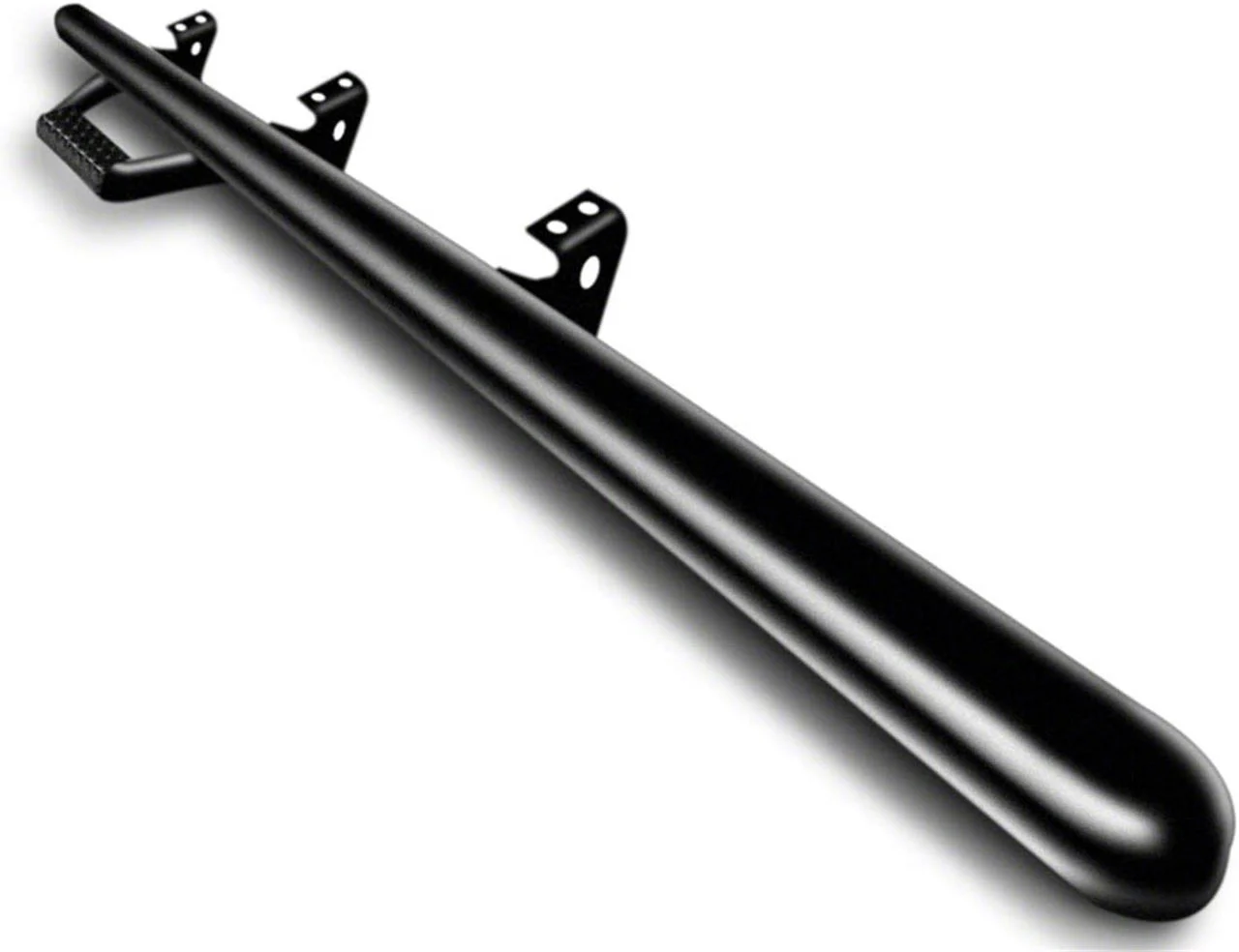 N-Fab Cab Length Nerf Side Step Bars; Textured Black (11-14 Sierra 3500 HD Regular Cab)