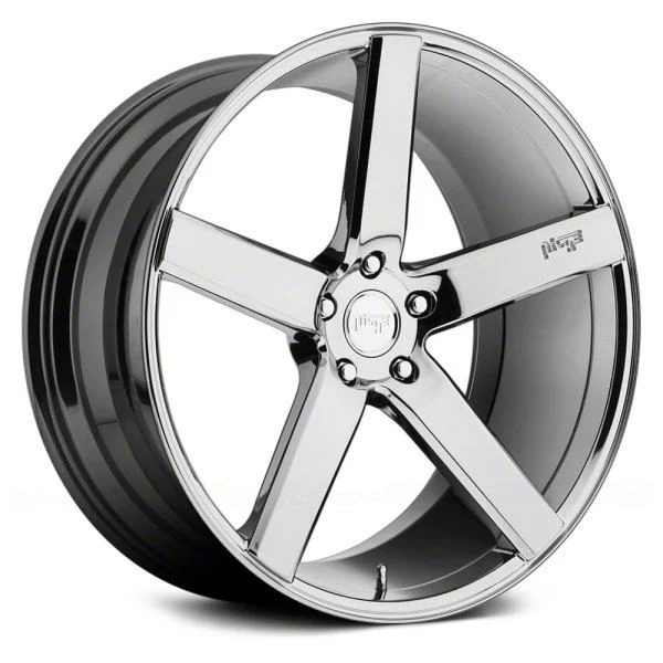 Niche Milan Chrome Wheel; 20x8.5; 35mm Offset (16-24 Camaro, Excluding ZL1)