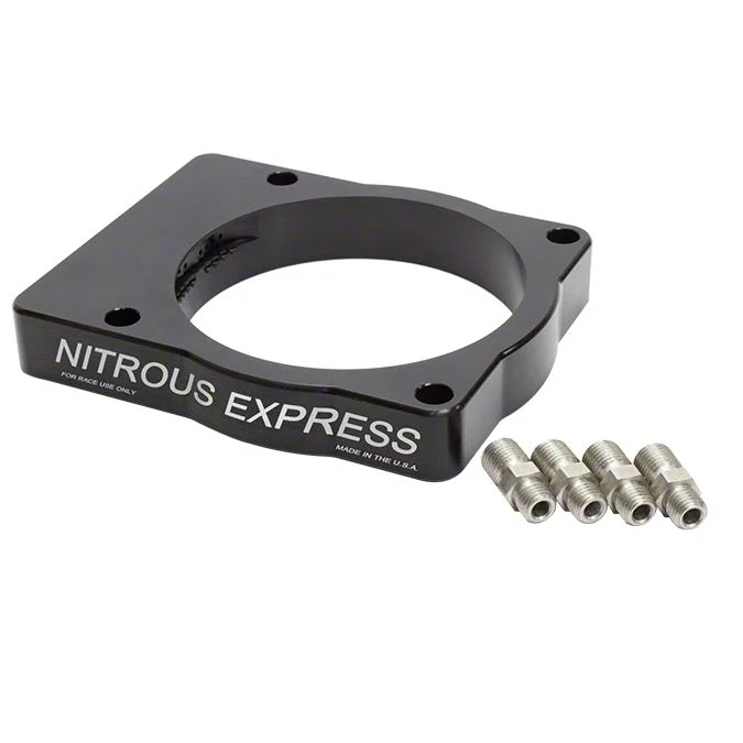 Nitrous Express HEMI 90mm Plate Only with Fittings (08-23 V8 HEMI Challenger, Excluding 6.2L)