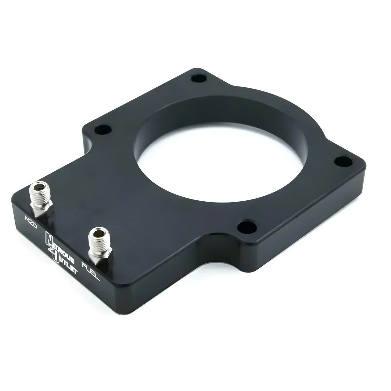 Nitrous Outlet 90mm FAST Intake Plate System; 15 lb. Bottle (05-13 Corvette C6 w/ 90mm FAST Intake Manifold)