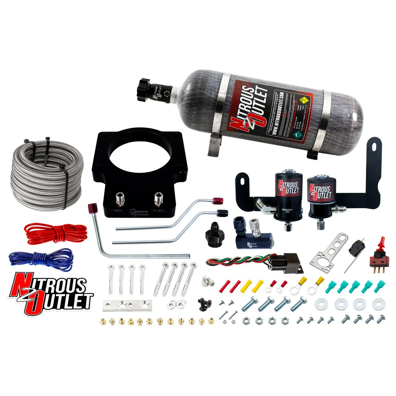 Nitrous Outlet 90mm Plate System; No Bottle (05-07 6.0L Corvette C6 w/ 90mm Intake Manifold)
