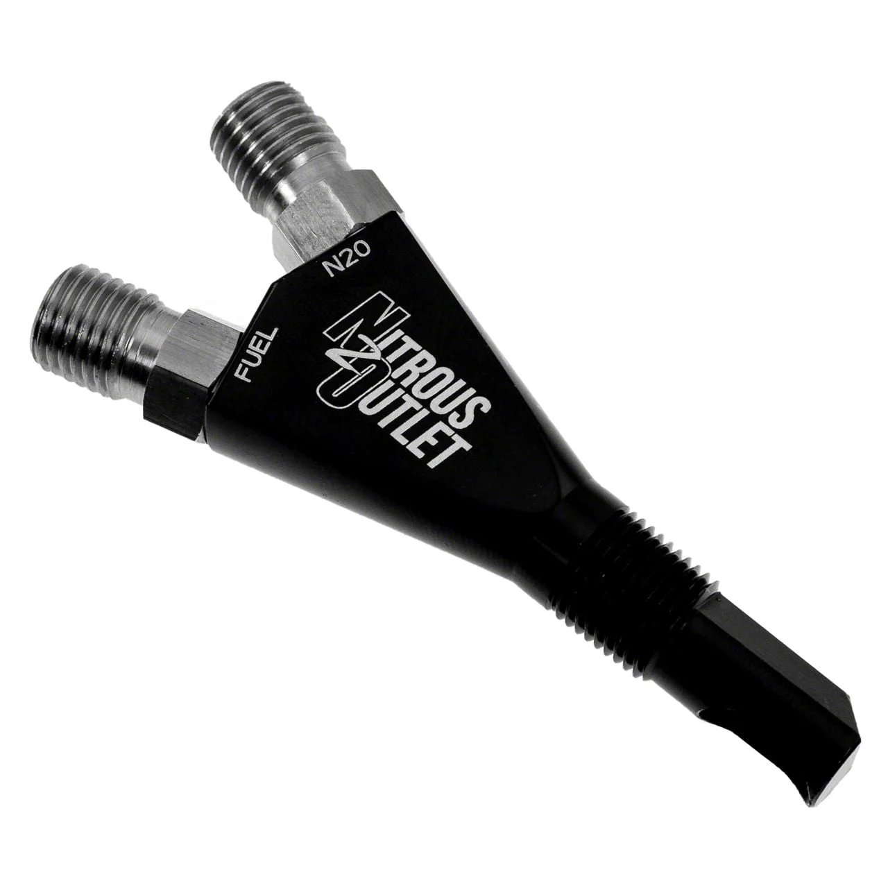 Nitrous Outlet EFI Single Nozzle System; 12 lb. Bottle (05-10 Mustang GT)