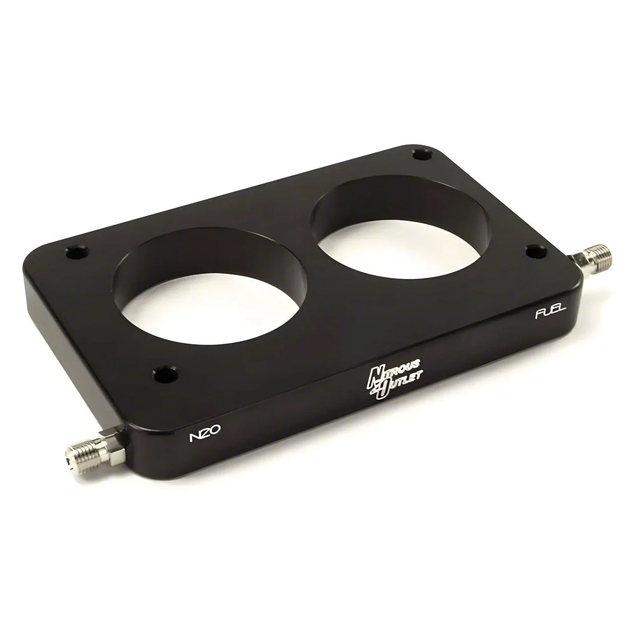 Nitrous Outlet Hardline Plate System; 12 lb. Bottle (05-10 Mustang GT)
