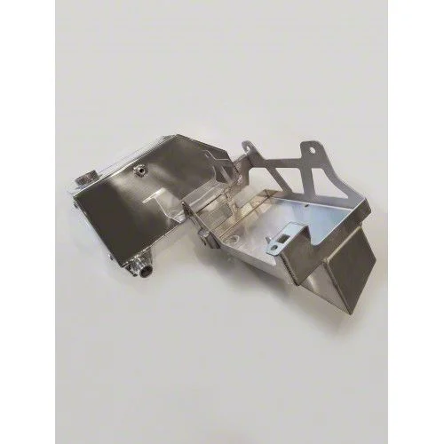 Factory Replacement Coolant Tank; Polished (17-26 6.7L Powerstroke F-350 Super Duty)