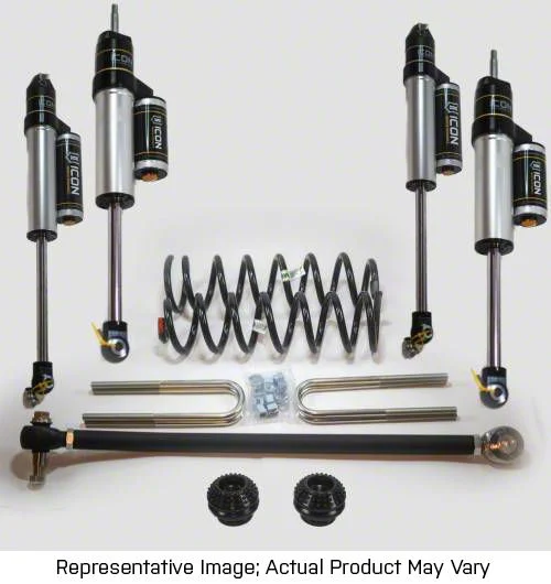 Reverse Level Kit with ICON Vehicle Dynamics 2.0 Shocks (17-26 F-350 Super Duty w/ 3.50-Inch Axle)