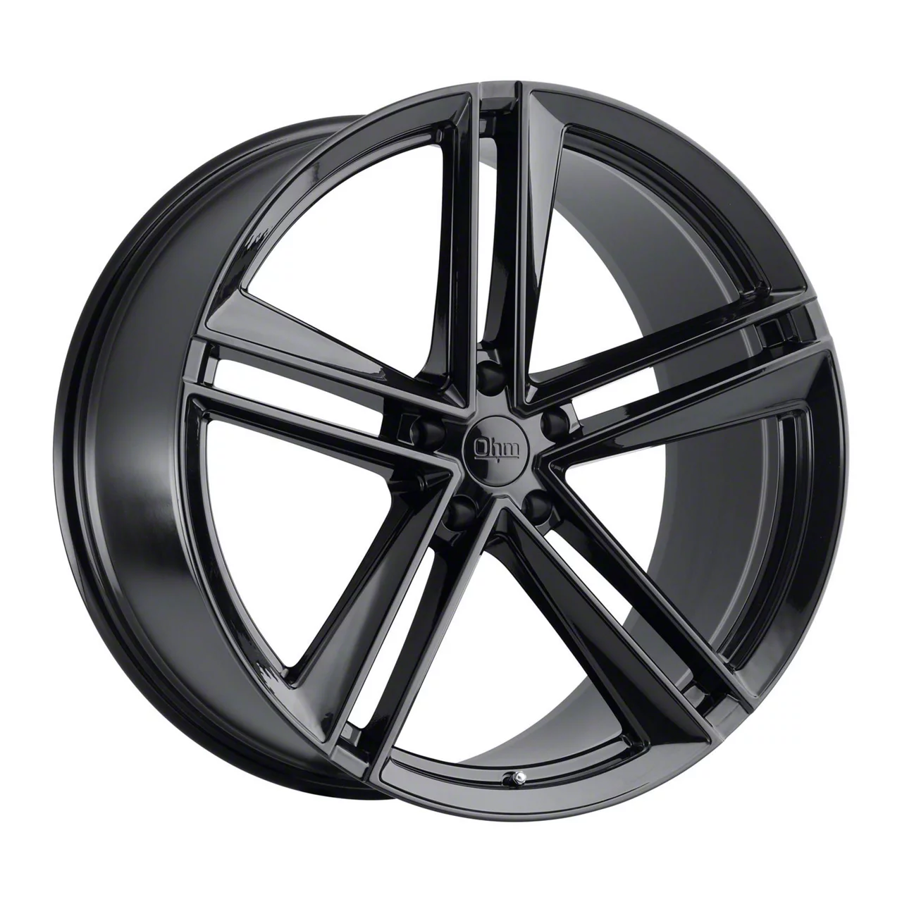 Ohm Lightning Gloss Black Wheel; 20x10; 35mm Offset (16-24 Camaro)