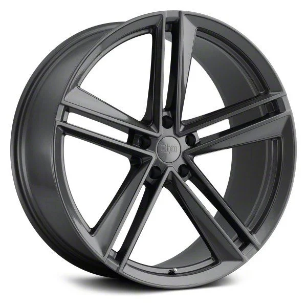 Ohm Lightning Gloss Gunmetal Wheel; 20x9; 30mm Offset (16-24 Camaro)