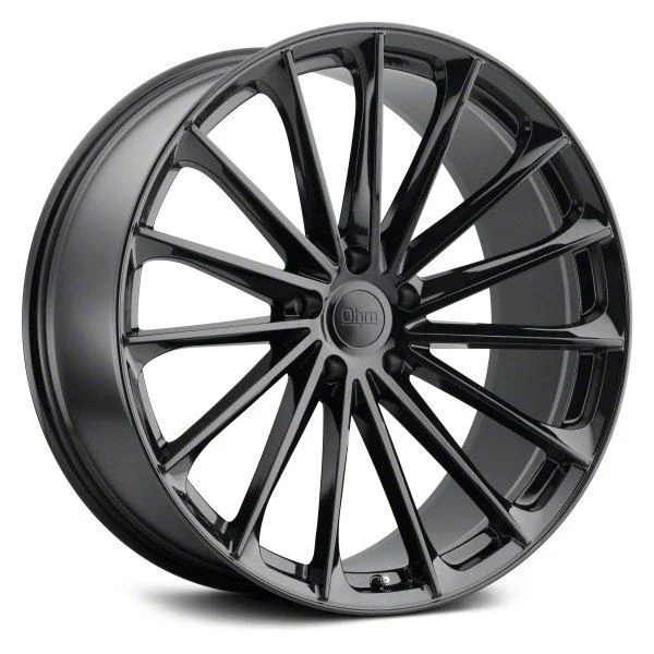 Ohm Proton Gloss Black Wheel; 20x10; 30mm Offset (16-24 Camaro)