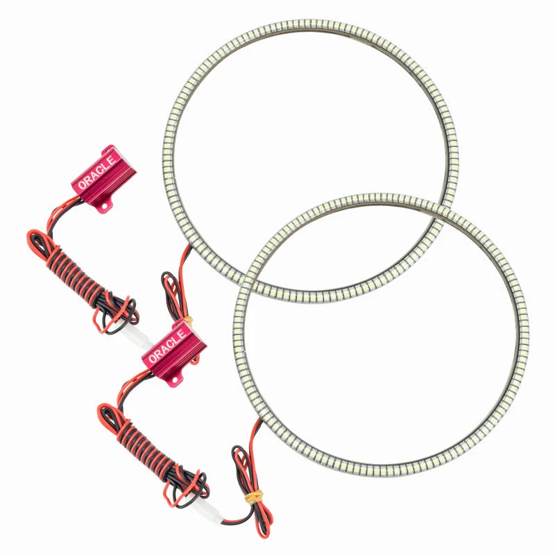 Oracle 03-10 Hummer H2 Surface Mount LED Headlight Halo Kit - Red
