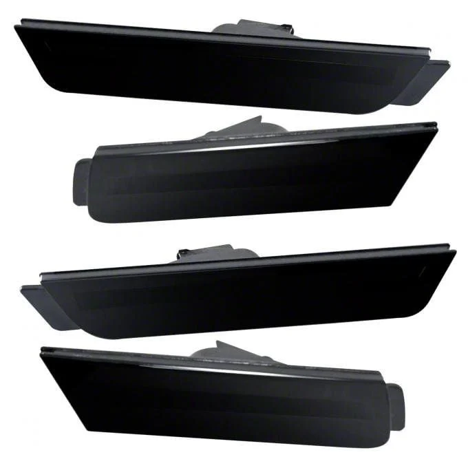 Oracle Concept LED Side Marker Kit; Ghosted; Pre-Painted; Black; GBA (10-15 Camaro)