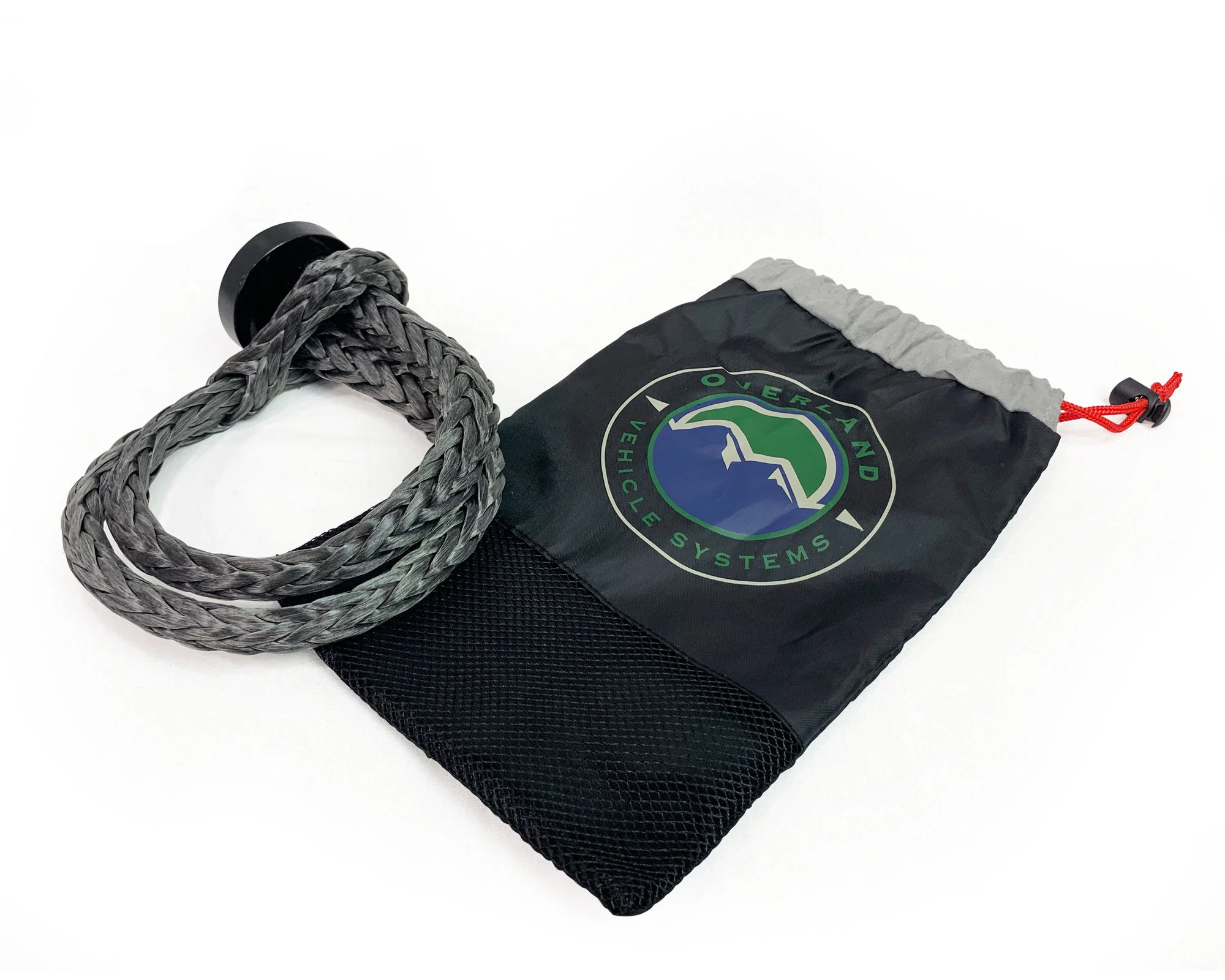 Overland Vehicle Systems  Soft Shackle & Collar with Storage Bag  5/8" Soft Shackle & Collar  w/ 44,500 lbs Break Strength