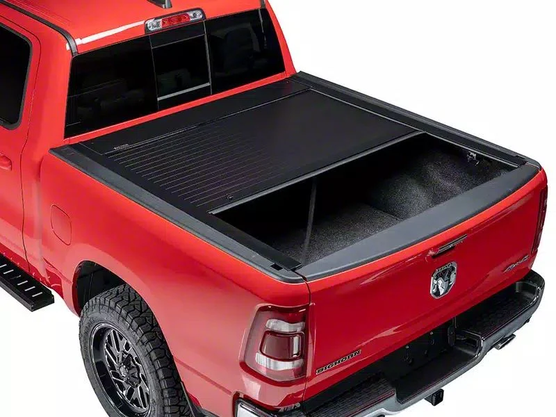 Pace Edwards Full Metal JackRabbit Retractable Bed Cover; Gloss Black (20-26 Sierra 3500 HD w/ 6.90-Foot Standard Box)