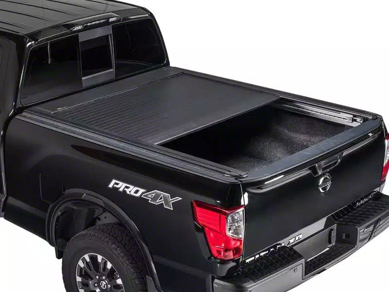 Pace Edwards UltraGroove Electric Retractable Bed Cover; Matte Black (20-26 Sierra 3500 HD w/ 6.90-Foot Standard Box)