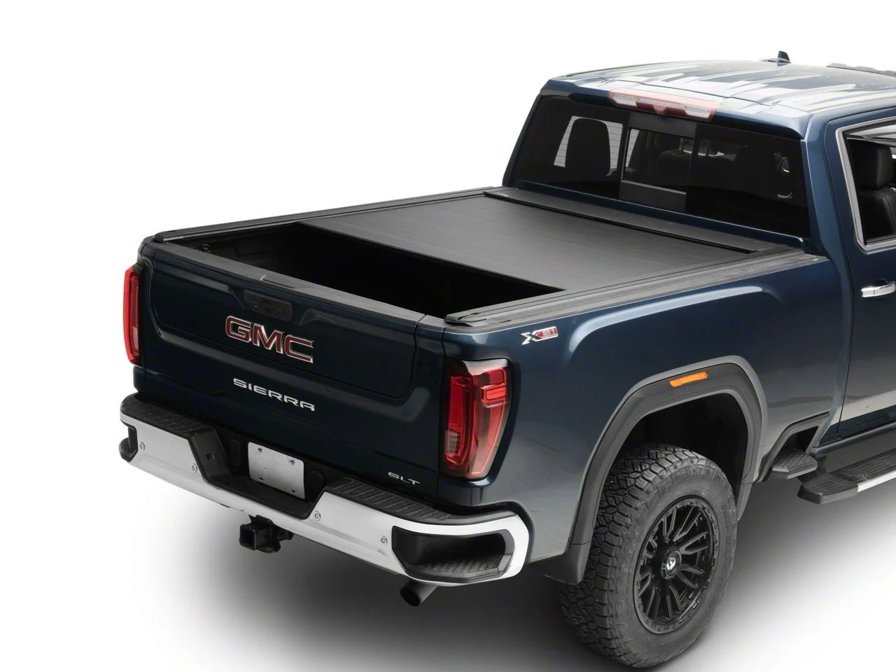 Pace Edwards UltraGroove Metal Retractable Bed Cover; Matte Black (20-26 Sierra 3500 HD w/ 6.90-Foot Standard Box)