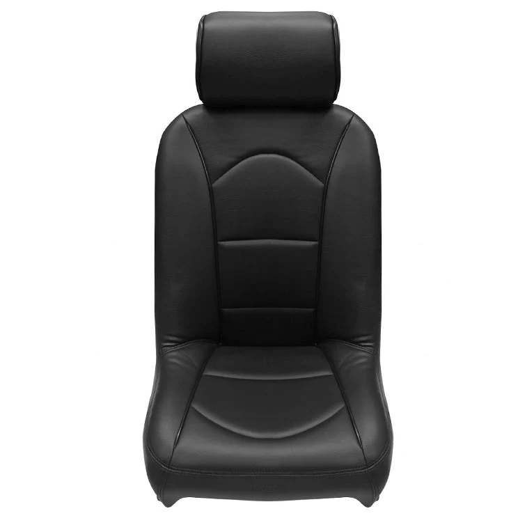 Empi 62-2820 Race Trim Slim Line Lo-Back Seat With Black Vinyl/Black Vinyl