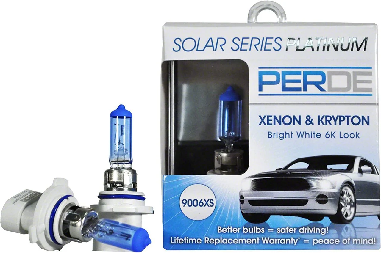 Perde Solar Series Platinum Xenon-Enhanced Halogen Fog Light Bulbs; 9006XS (06-10 Charger)