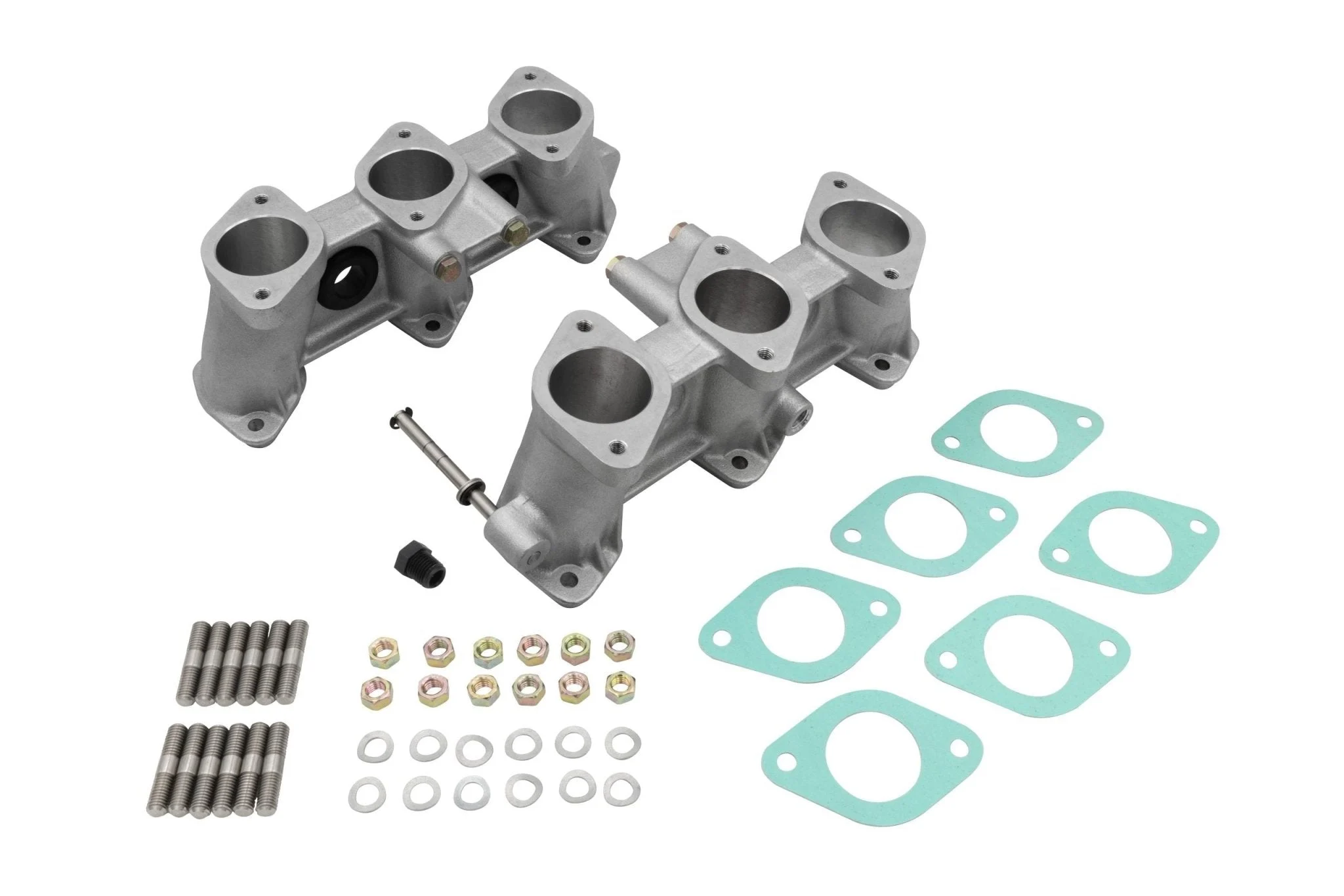 PMO Intake Manifolds 100mm Tall, CIS Injection 40x37mm Raw Aluminum Finish